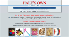 Desktop Screenshot of halesown.com